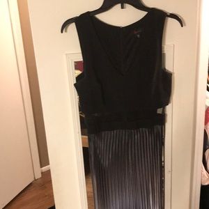 Formal dress back and grey